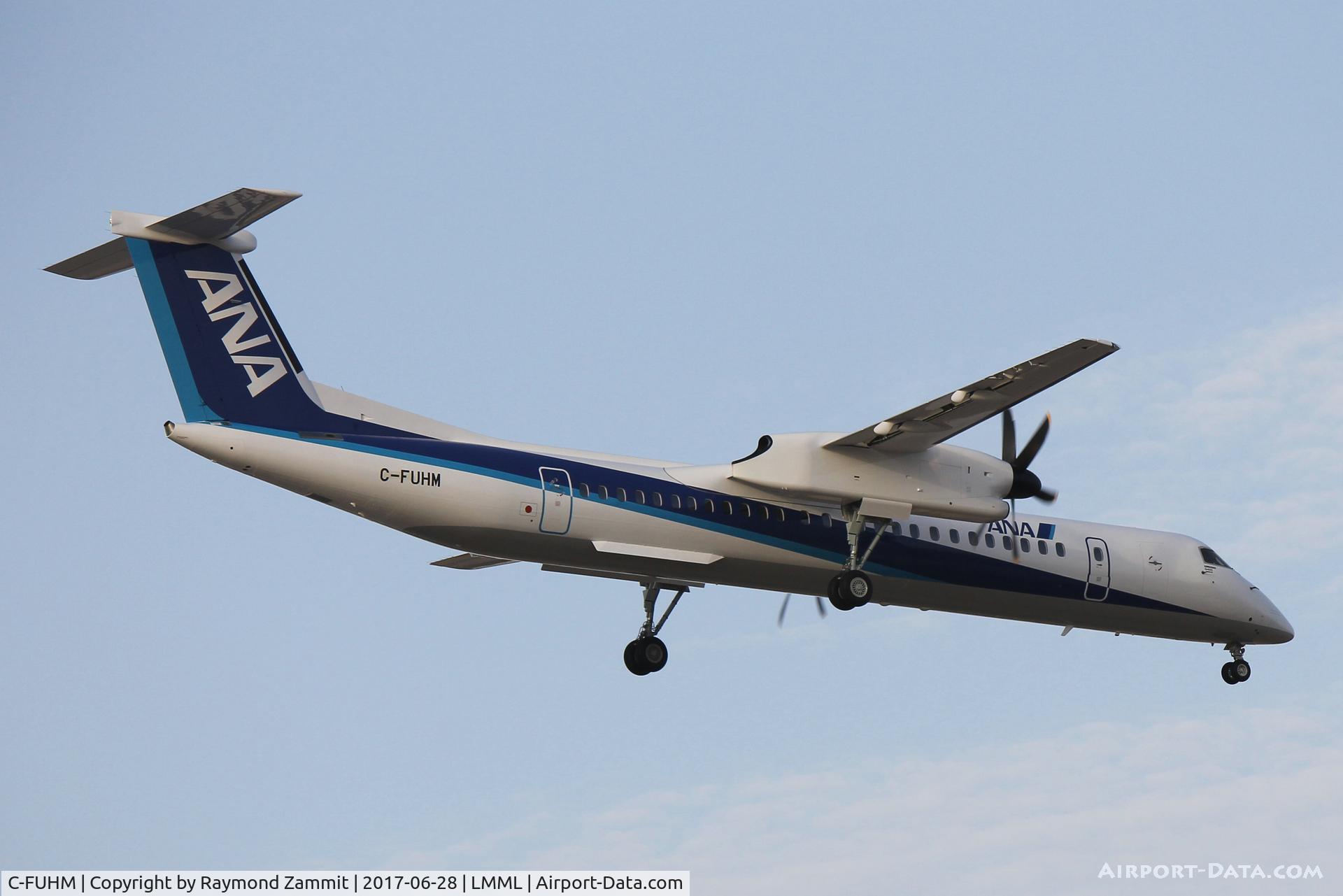 C-FUHM, 2017 De Havilland Canada DHC-8-402 Dash 8 C/N 4558, De Havilland DHC-8 C-FUHM landing during ferry flight.
It passed through Malta on it's way to All Nippon