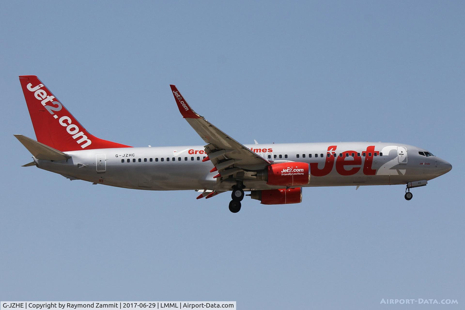 G-JZHE, 2000 Boeing 737-8K2 C/N 30390, B737-800 G-JZHE Jet2Com
