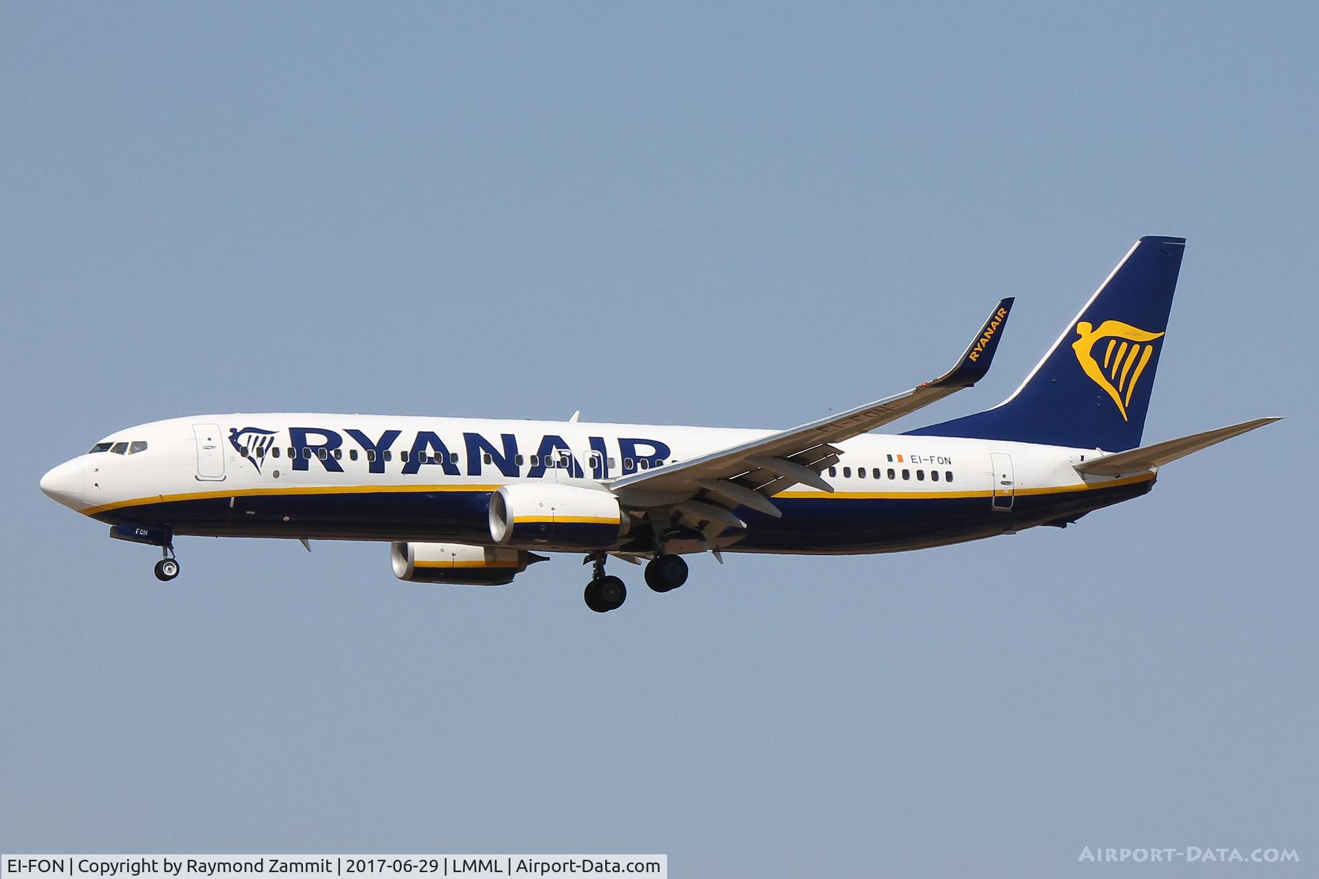 EI-FON, 2016 Boeing 737-8AS C/N 44721, B737-800 EI-FON Ryanair