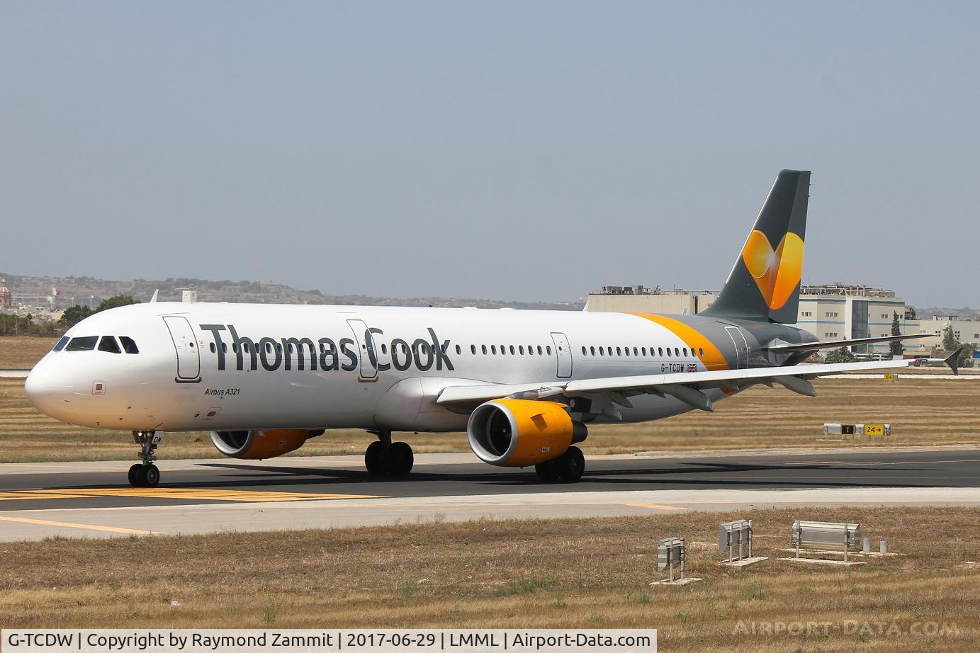 G-TCDW, 2003 Airbus A321-211 C/N 1921, A321 G-TCDW Thomas Cook Airlines