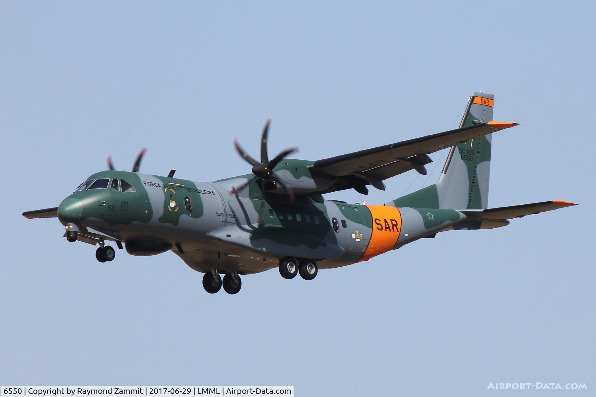 6550, 2017 CASA C-105 Amazonas (C-295 SAR) C/N 157, CASA 295 6550 Brazil Air Force