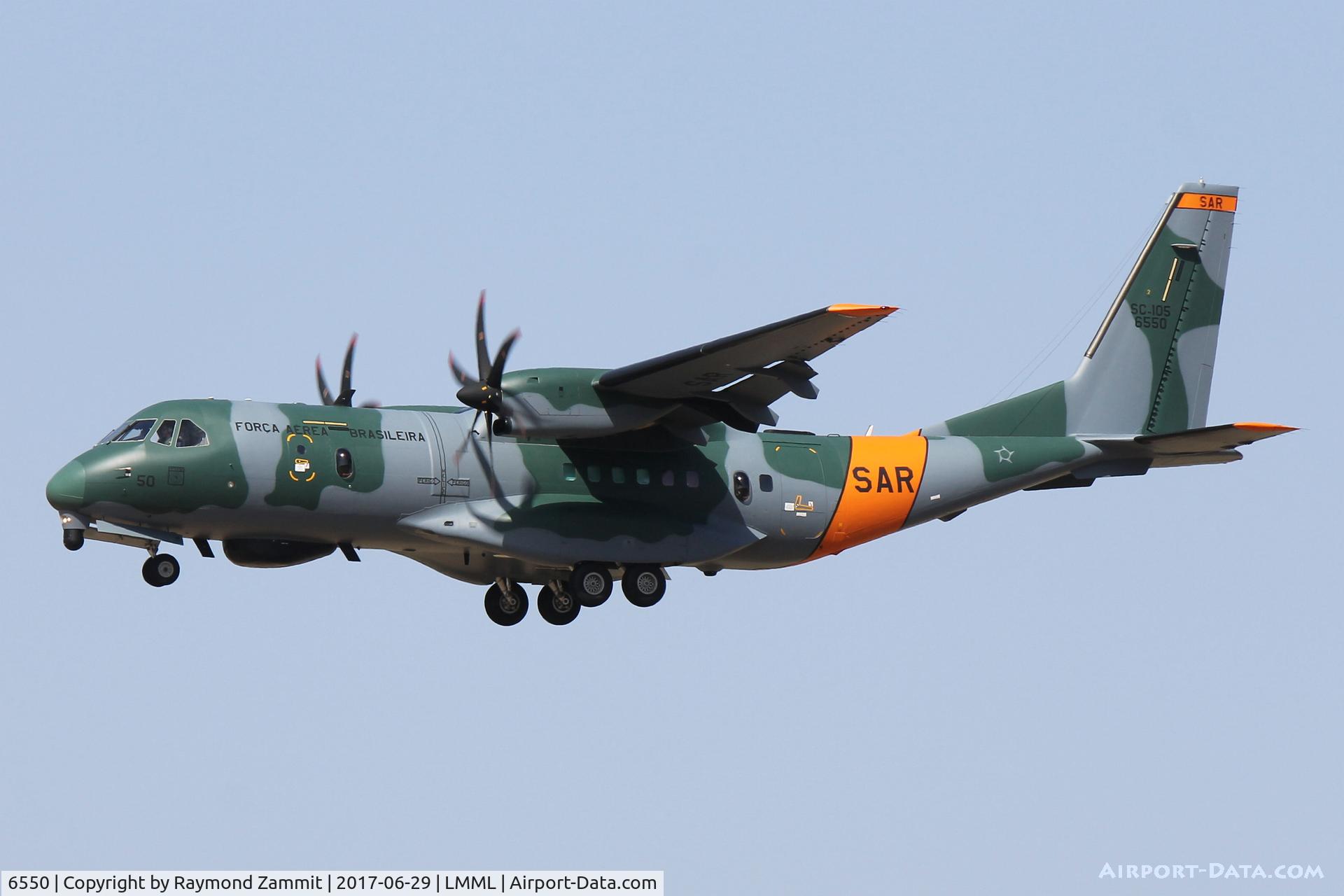 6550, 2017 CASA C-105 Amazonas (C-295 SAR) C/N 157, Casa295 6550 Brazil Air Force
