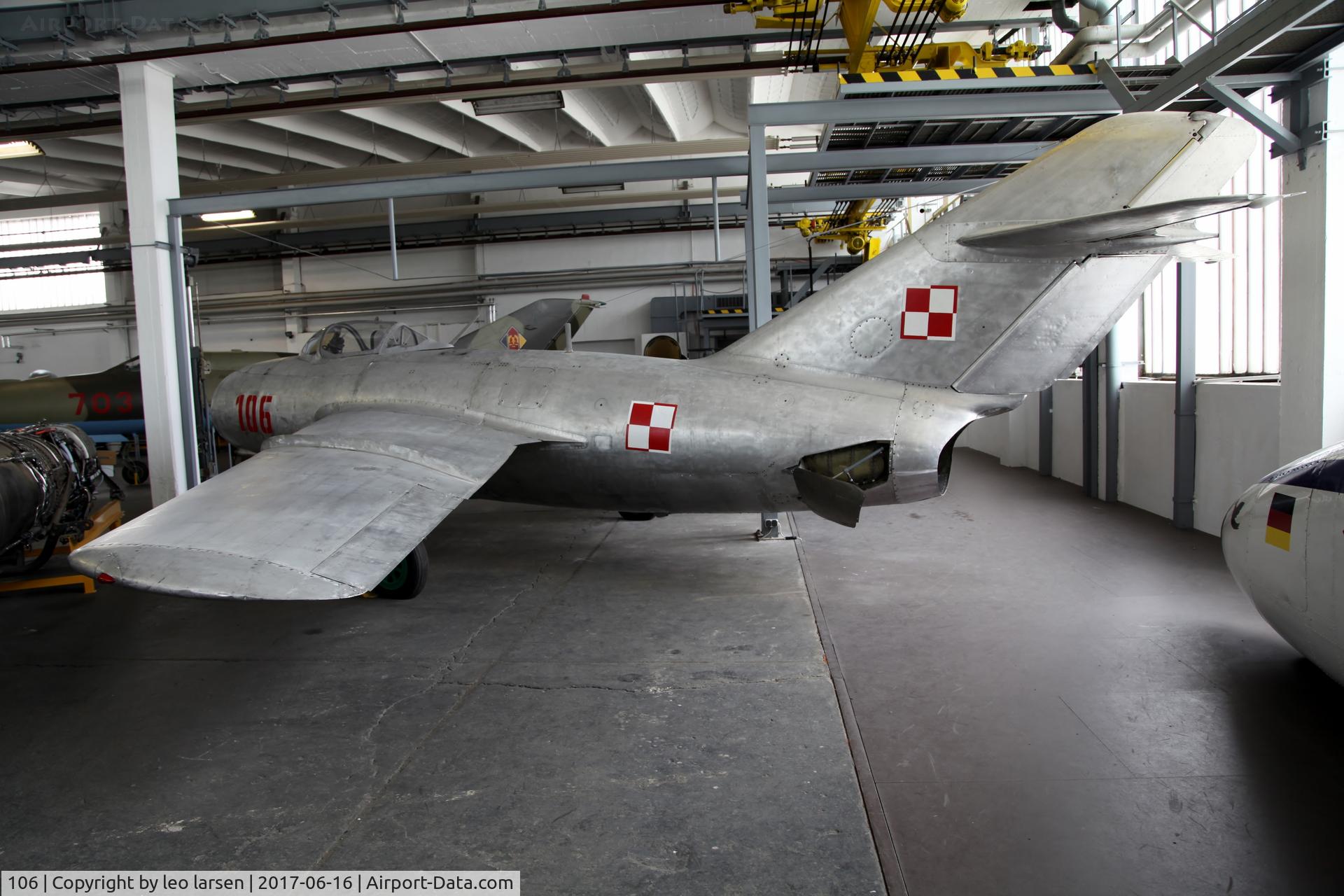 106, Mikoyan-Gurevich MiG-15bis (Lim-2) C/N 1B-00106, Wernigerode Technik Museum 16.6.2017