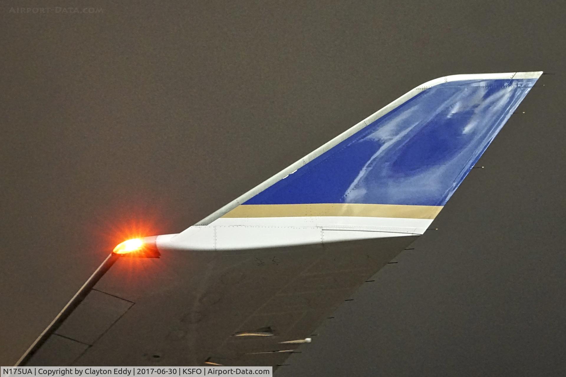N175UA, 1990 Boeing 747-422 C/N 24382, SFO 2017.