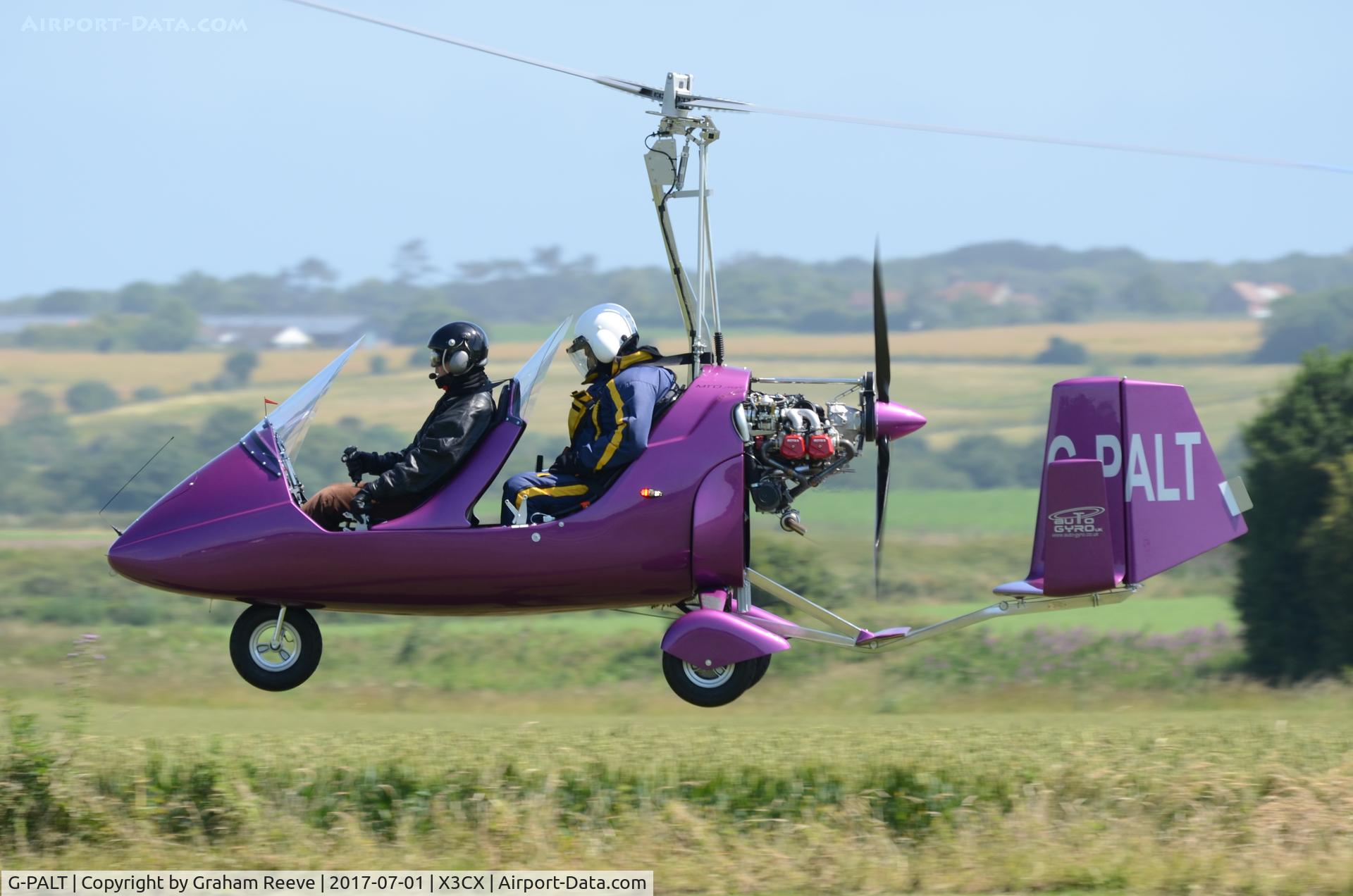 G-PALT, 2017 RotorSport UK MTOsport C/N RSUK/MTOS/063, Landing at Northrepps.