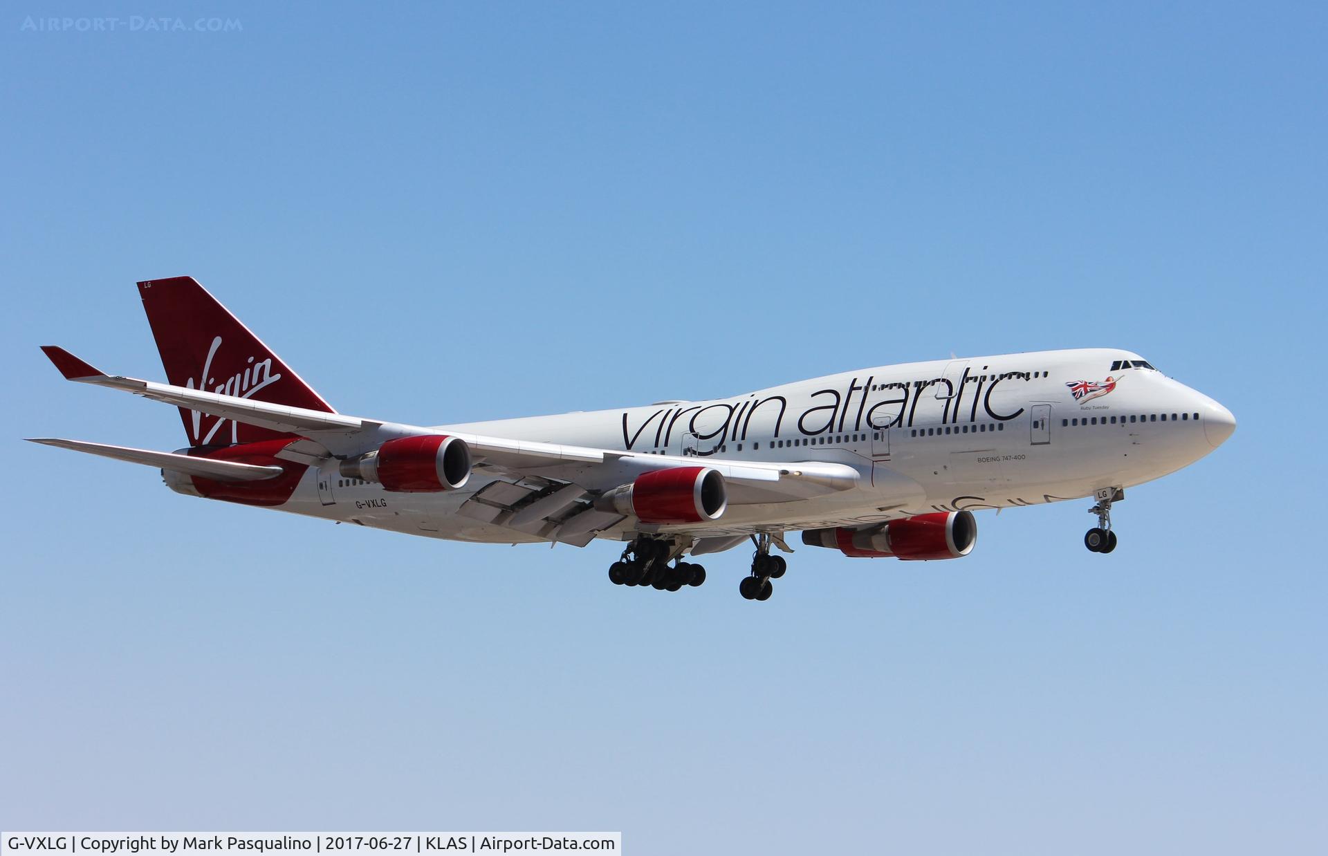 G-VXLG, 1998 Boeing 747-41R C/N 29406, Boeing 747 400