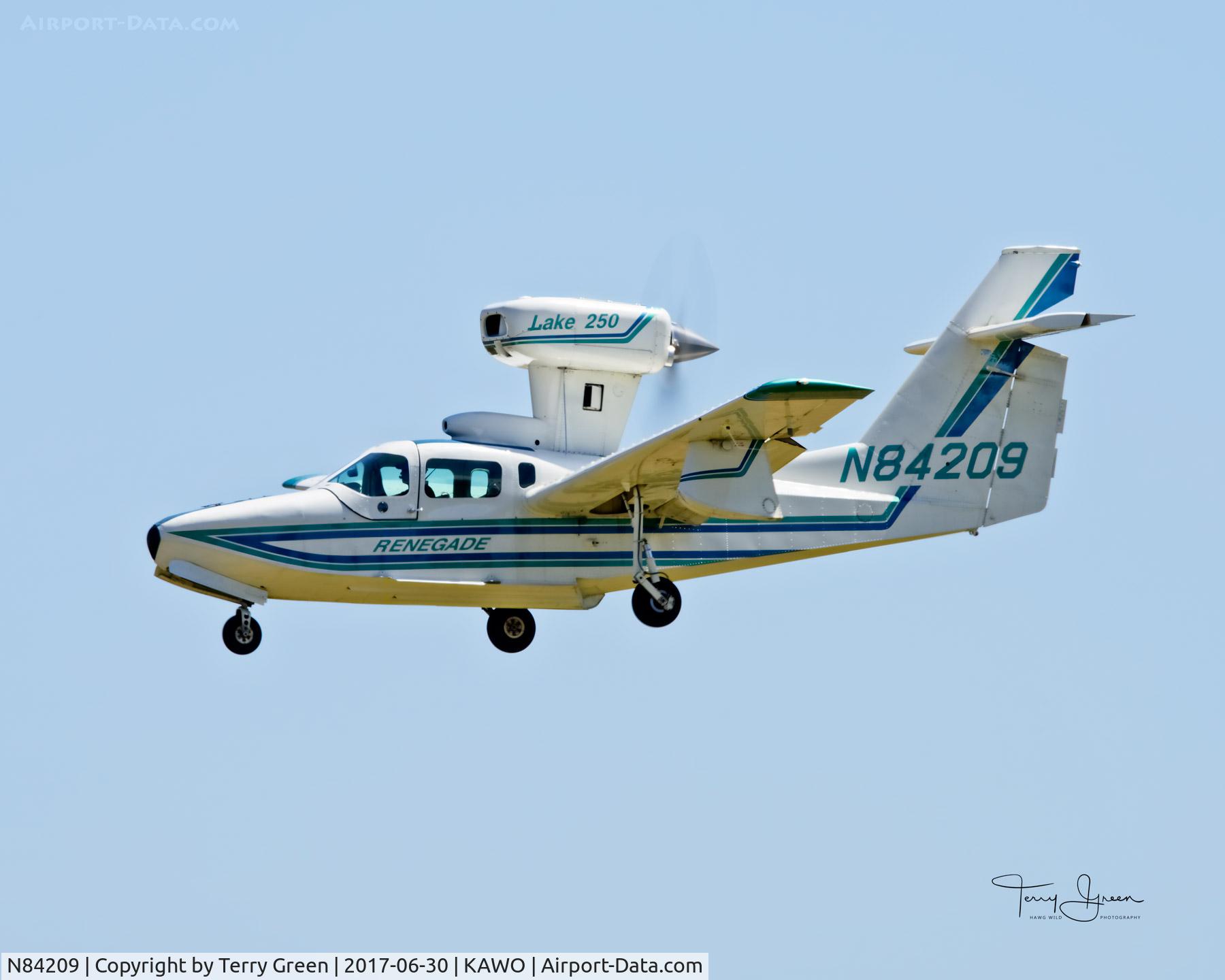 N84209, Aerofab Inc Lake LA-250 C/N 85, KAWO