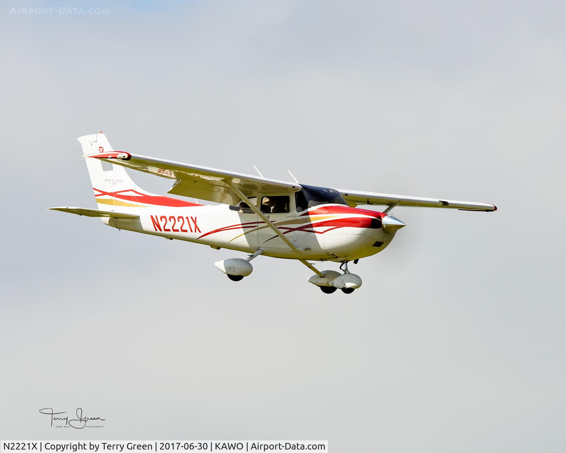 N2221X, 2007 Cessna T182T Turbo Skylane C/N T18208703, KAWO