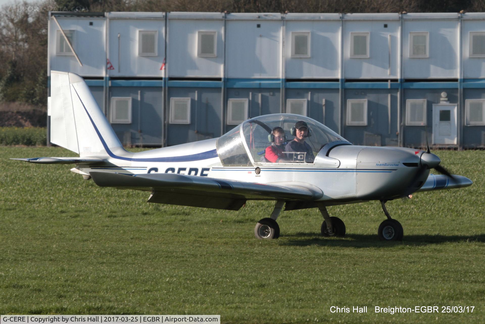 G-CERE, 2007 Cosmik EV-97 TeamEurostar UK C/N 2931, at Breighton