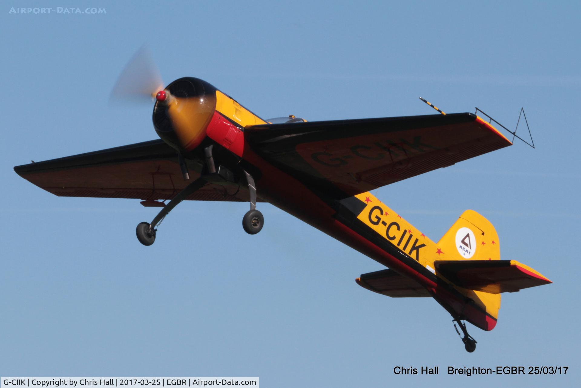 G-CIIK, 1990 Yakovlev Yak-55 C/N 900909, at Breighton