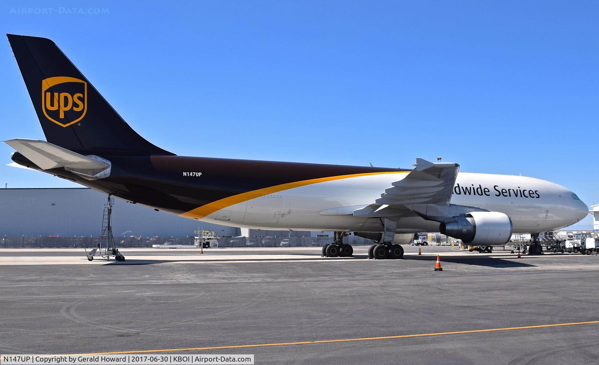 N147UP, 2003 Airbus A300F4-622R C/N 830, Parked on the UPS ramp.
