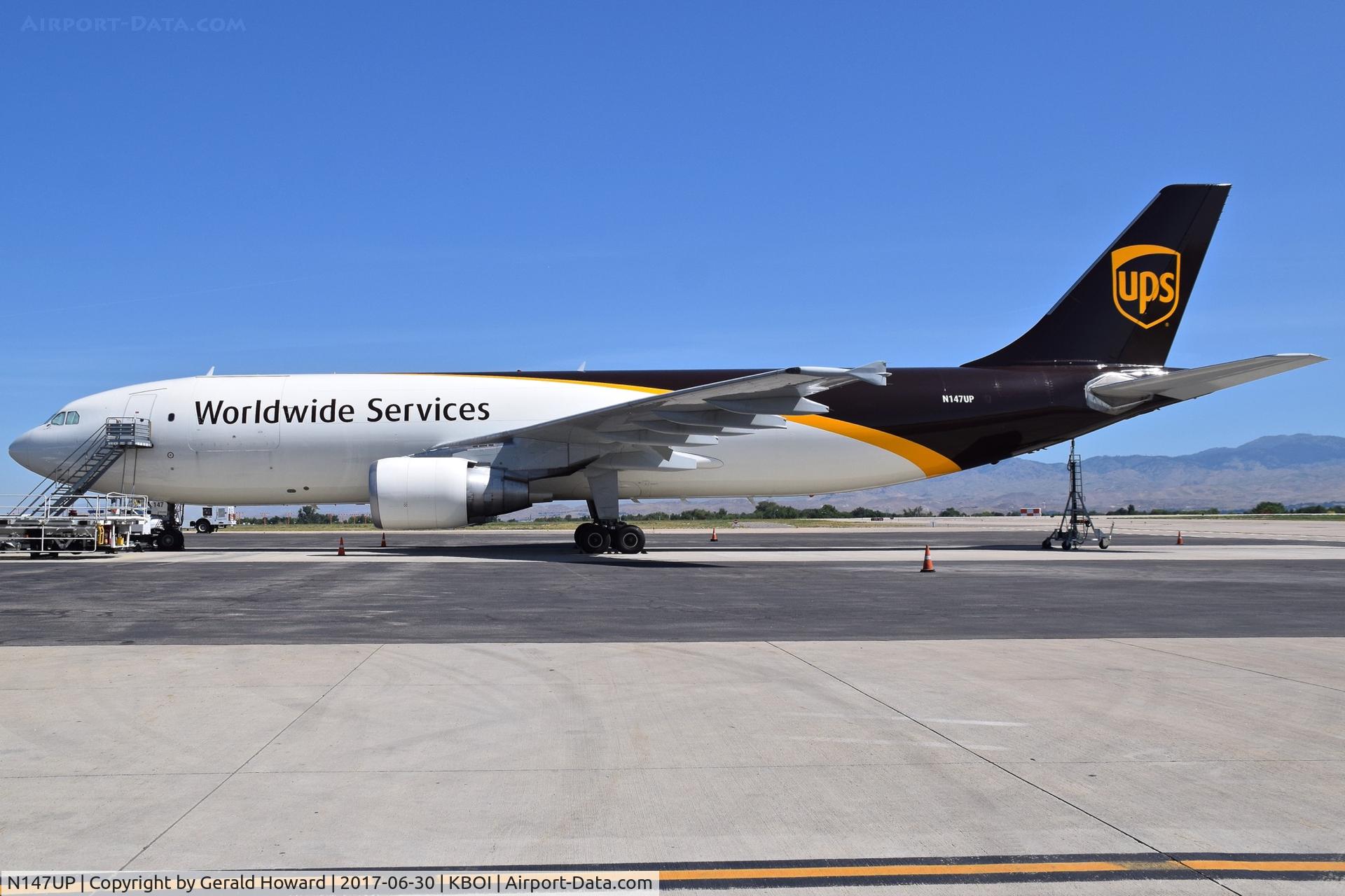 N147UP, 2003 Airbus A300F4-622R C/N 830, Parked on the UPS ramp.