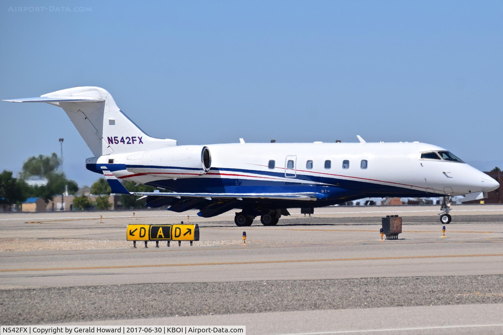 N542FX, 2008 Bombardier Challenger 300 (BD-100-1A10) C/N 20217, Taxiing on Delta.