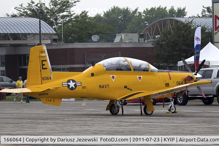 166064, Raytheon T-6B Texan II C/N PN-55, T-6B Texan II 166064 E-064 CoNA from TAW-5 NAS Whiting Field, FL