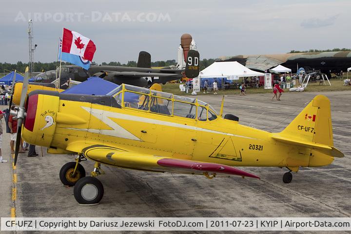CF-UFZ, 1952 Canadian Car & Foundry T-6 Harvard Mk.4 C/N CCF4-112, Canadian Car & Foundry Harvard 4 Fish Lady CN CCF4-112, CF-UFZ
