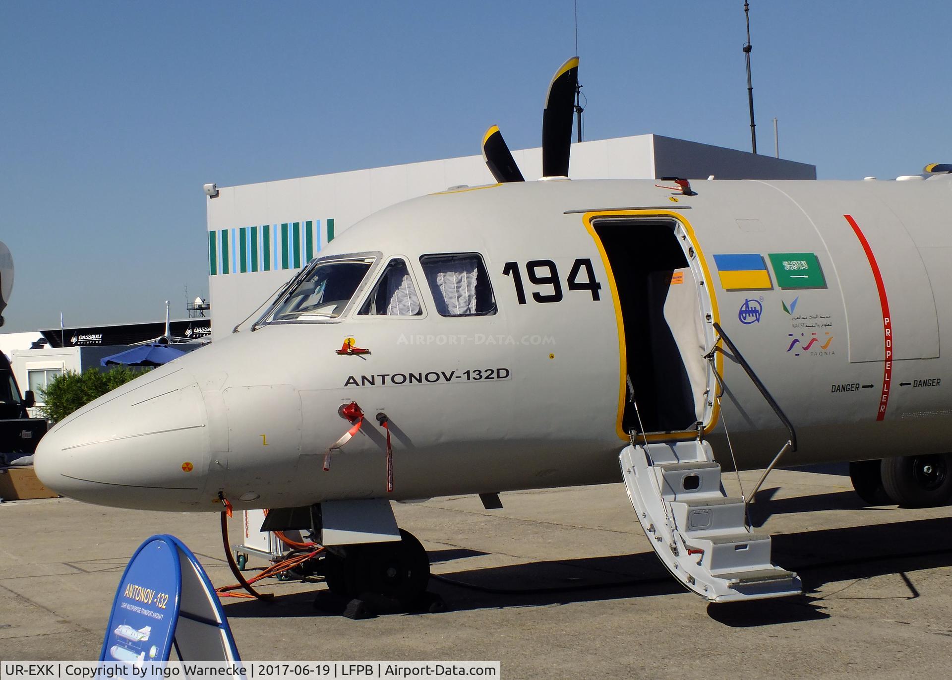 UR-EXK, Antonov An-132D C/N 001, Antonov An-132D at the Aerosalon 2017, Paris