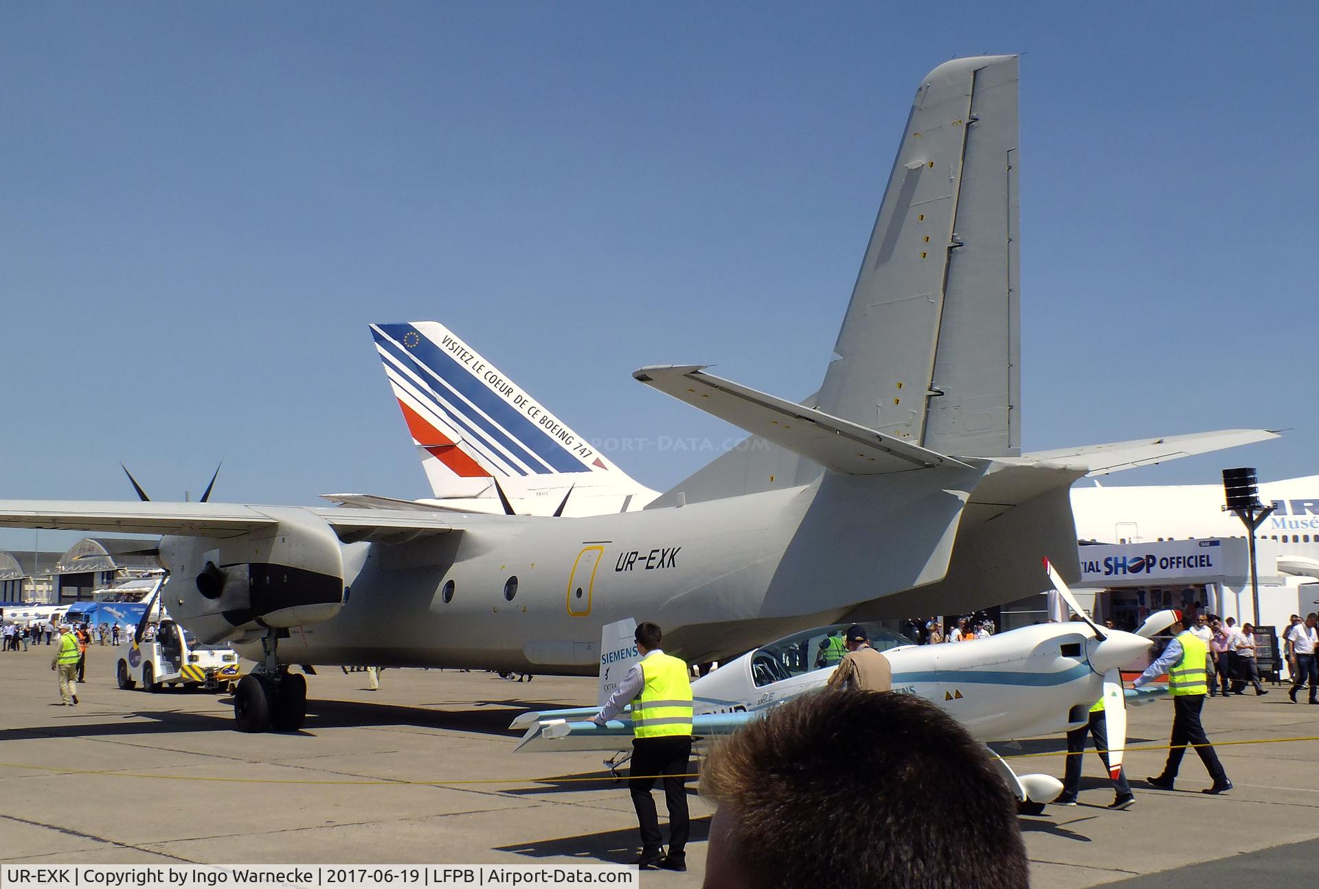 UR-EXK, Antonov An-132D C/N 001, Antonov An-132D at the Aerosalon 2017, Paris