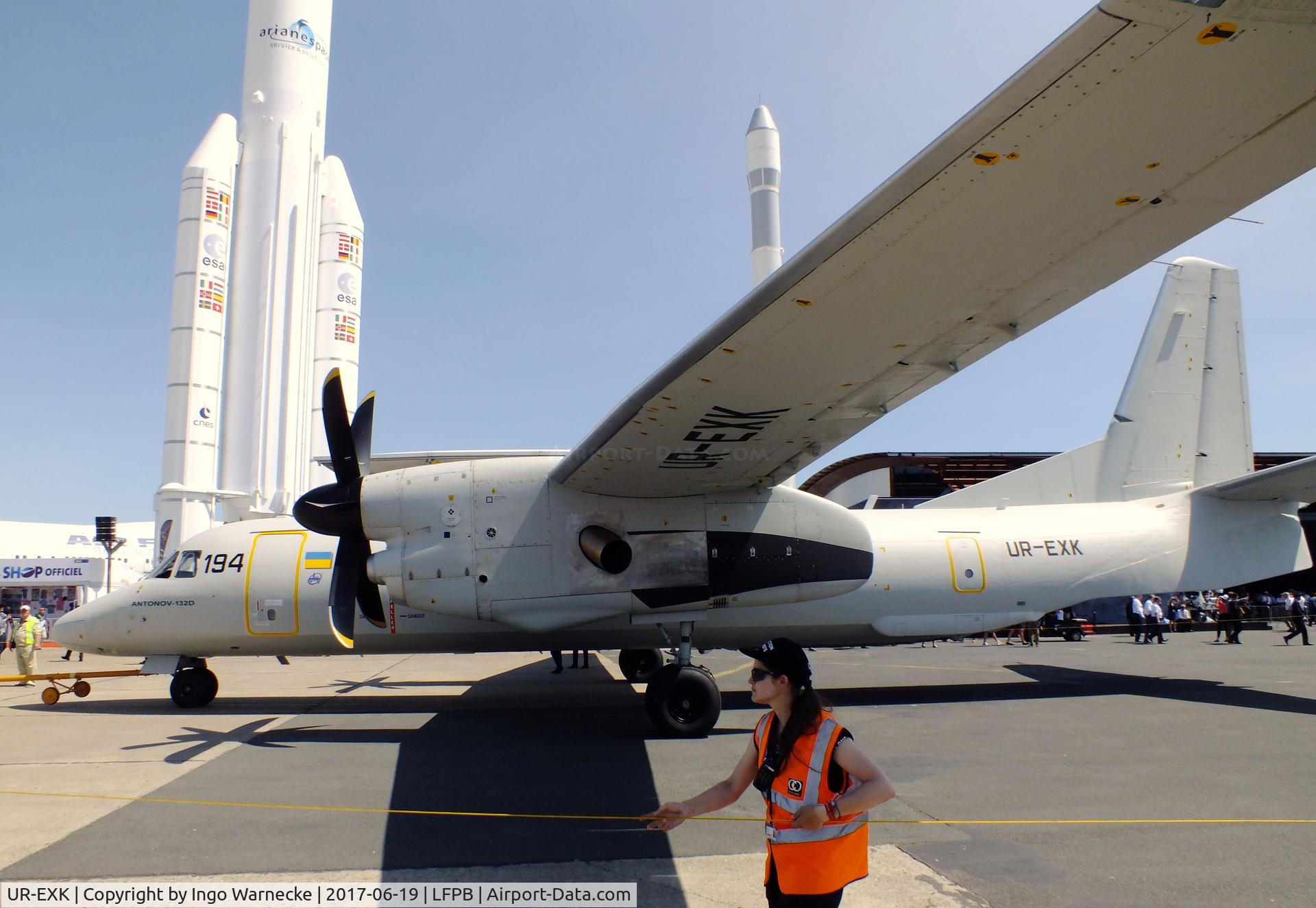UR-EXK, Antonov An-132D C/N 001, Antonov An-132D at the Aerosalon 2017, Paris