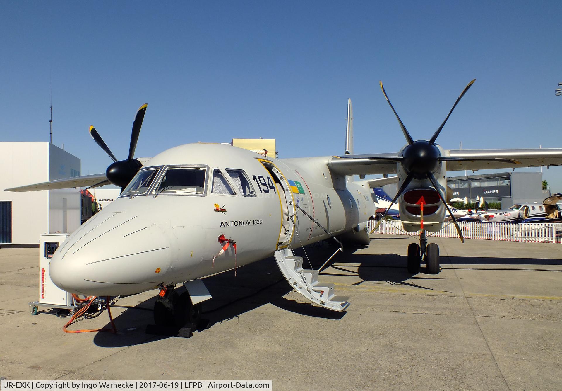 UR-EXK, Antonov An-132D C/N 001, Antonov An-132D at the Aerosalon 2017, Paris