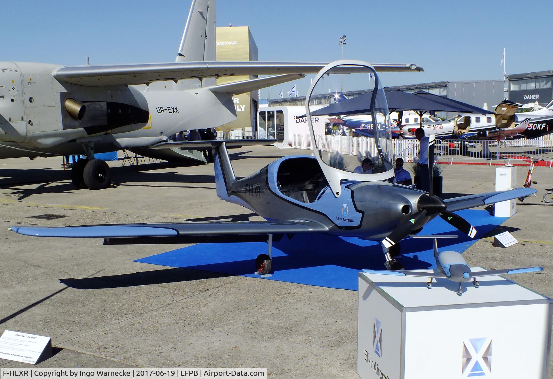 F-HLXR, 2017 Elixir Aircraft LSA C/N 001, Exilir Aircraft LSA at the Aerosalon 2017, Paris