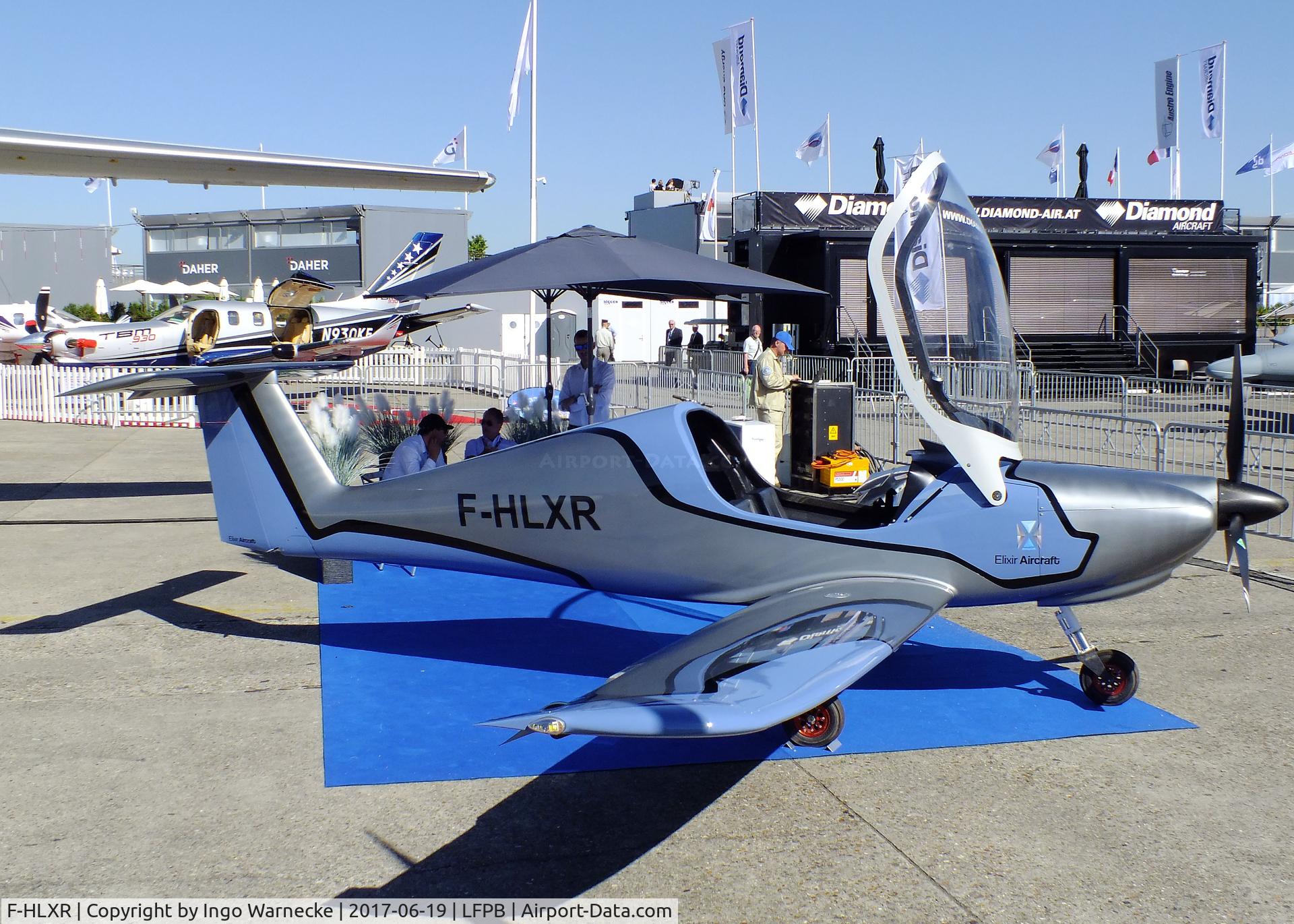 F-HLXR, 2017 Elixir Aircraft LSA C/N 001, Exilir Aircraft LSA at the Aerosalon 2017, Paris