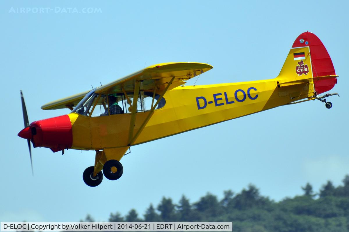 D-ELOC, 1955 Piper PA-18 Super Cub C/N 18-6635, at Trier