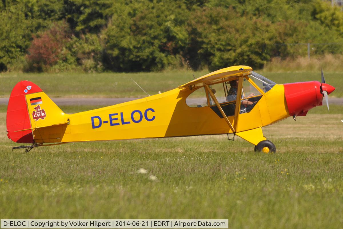 D-ELOC, 1955 Piper PA-18 Super Cub C/N 18-6635, at Trier
