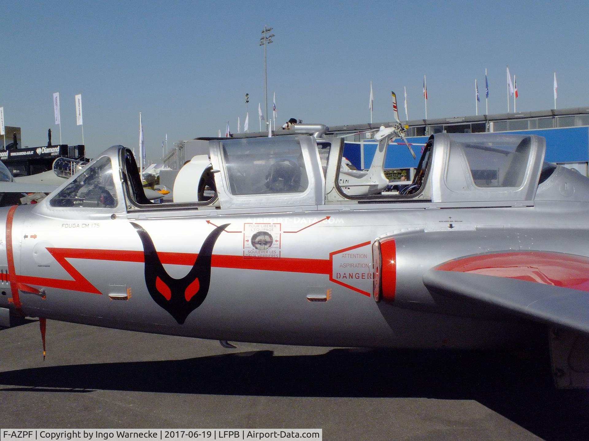 F-AZPF, Fouga CM-175 Zephyr C/N 28, Fouga CM.175 Zephyr at the Aerosalon 2017, Paris