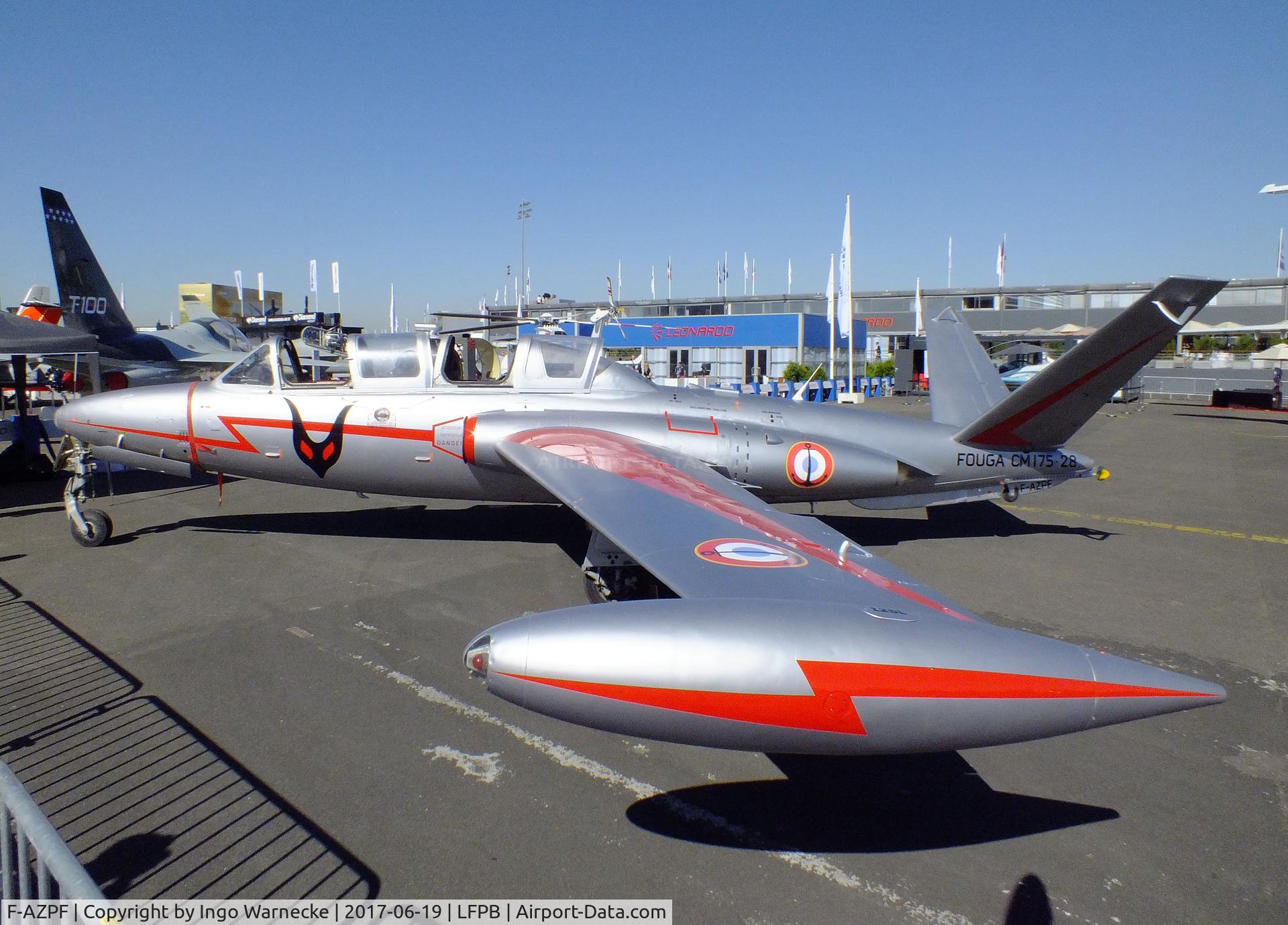F-AZPF, Fouga CM-175 Zephyr C/N 28, Fouga CM.175 Zephyr at the Aerosalon 2017, Paris