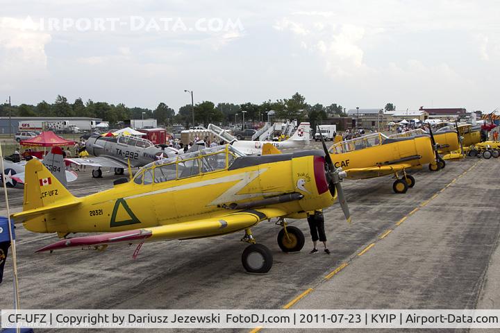CF-UFZ, 1952 Canadian Car & Foundry T-6 Harvard Mk.4 C/N CCF4-112, Canadian Car & Foundry Harvard 4 