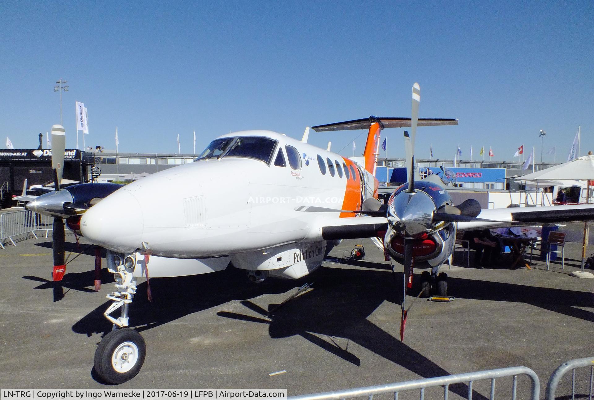 LN-TRG, 2006 Raytheon B200 King Air C/N BB-1936, Raytheon King Air B200 of Sundt Air at the Aerosalon 2017, Paris