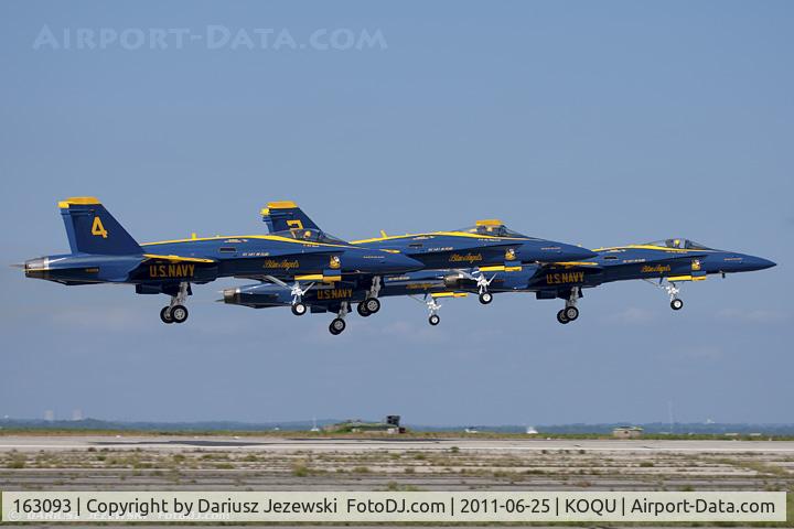 163093, McDonnell Douglas F/A-18A Hornet C/N 0475/A391, F/A-18A Hornet 163093 C/N 0475 from Blue Angels Demo Team  NAS Pensacola, FL
