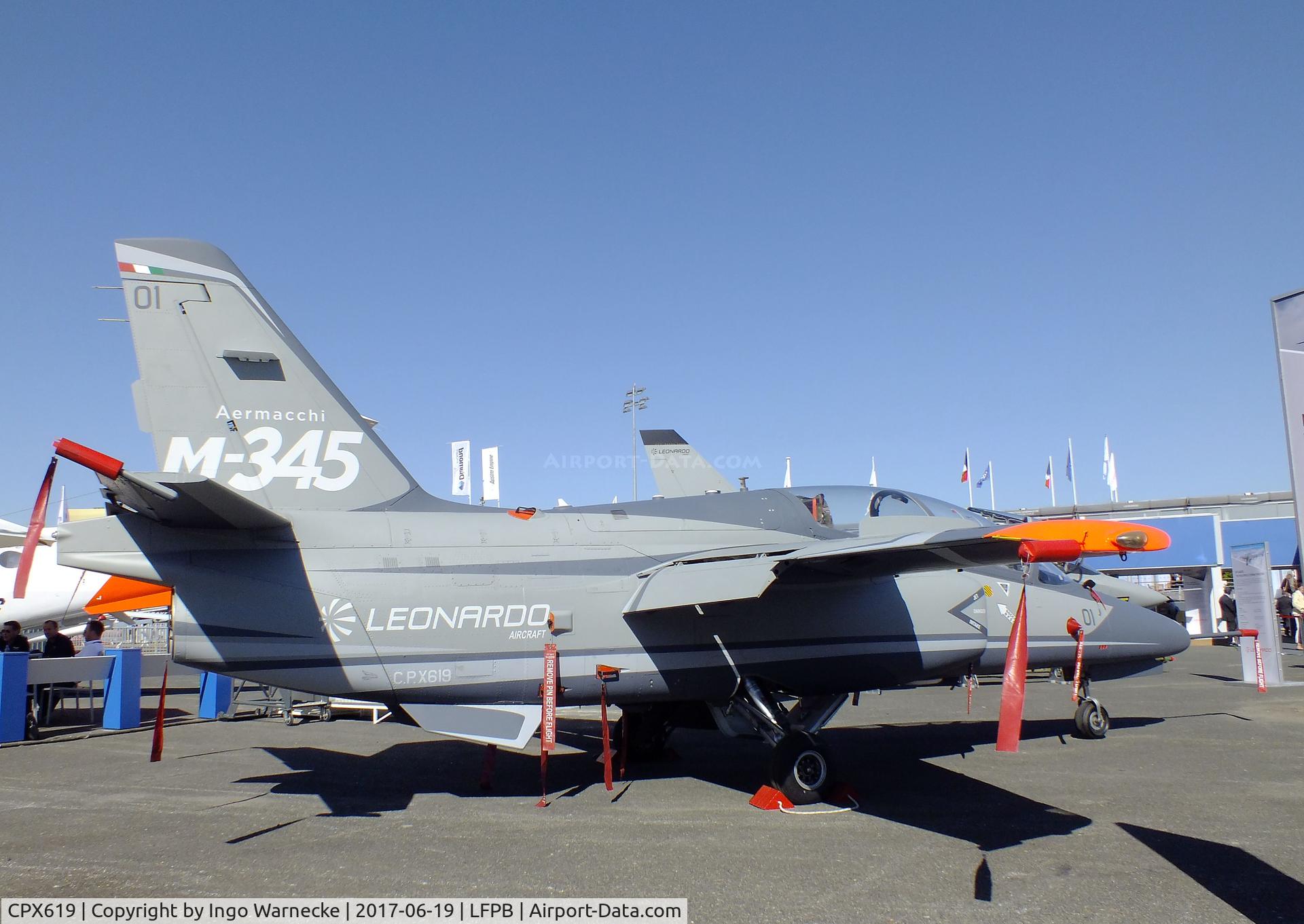 CPX619, Alenia Aermacchi M-345 HET C/N 201, Aermacchi M-345 HET at the Aerosalon 2017, Paris