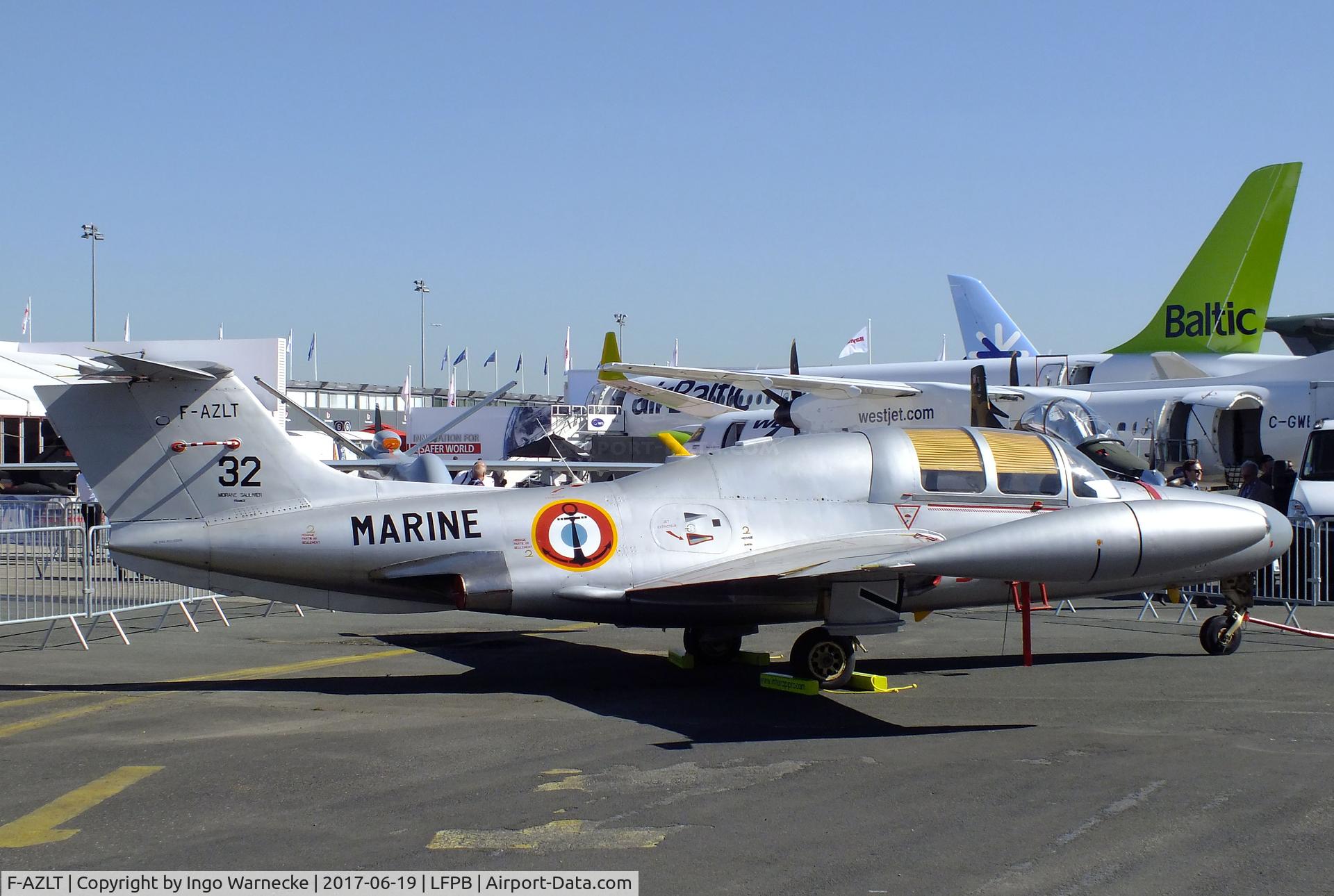 F-AZLT, 1958 Morane-Saulnier MS.760 Paris I C/N 32, Morane-Saulnier MS.760A Paris at the Aerosalon 2017, Paris
