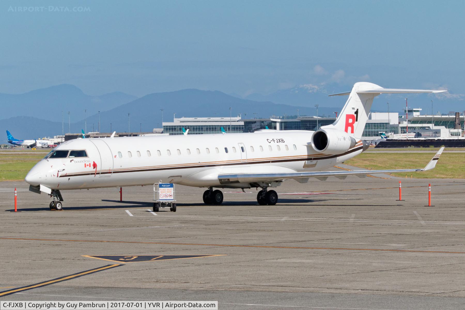 C-FJXB, 1999 Bombardier CRJ-701 (CL-600-2C10) Regional Jet C/N 10004, Parked