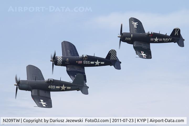 N209TW, Goodyear FG-1D Corsair C/N 3750, Goodyear FG-1D Corsair, c/n: 3750 (92489), NX209TW