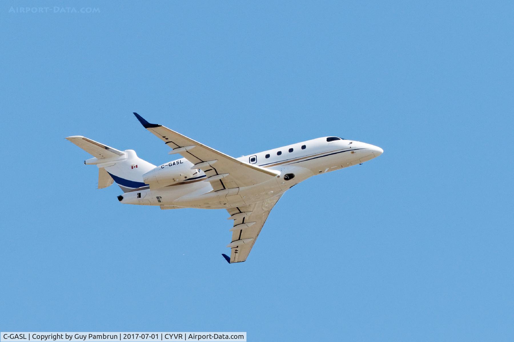 C-GASL, 2016 Embraer EMB-545 Legacy 450 C/N 55010016, Departing