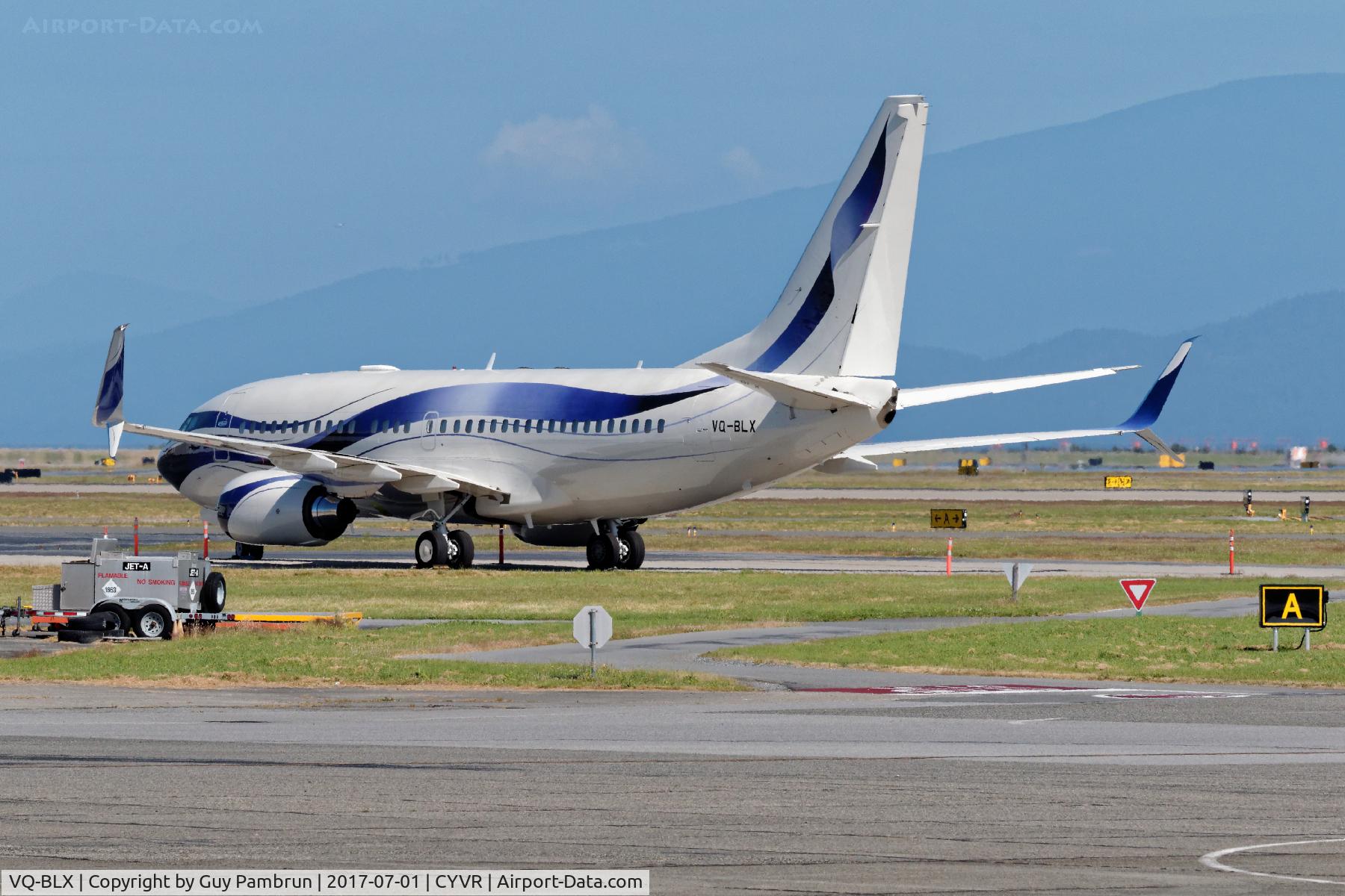 VQ-BLX, 2007 Boeing 737-7GV C/N 36090, Parked