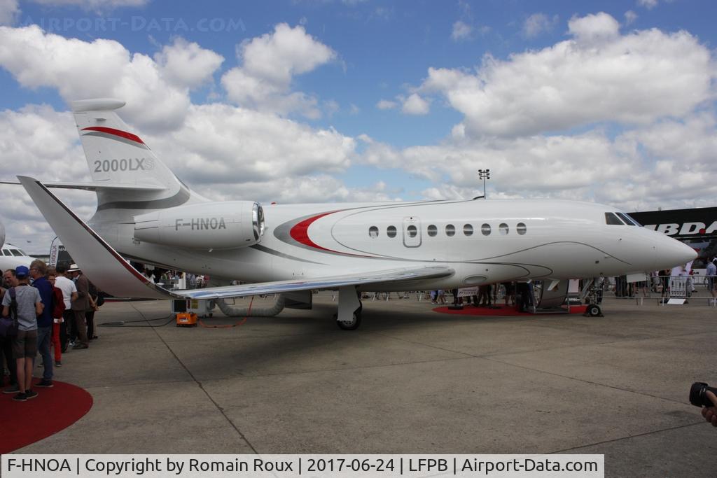 F-HNOA, 2016 Dassault Falcon 2000LXS C/N 323, Parked