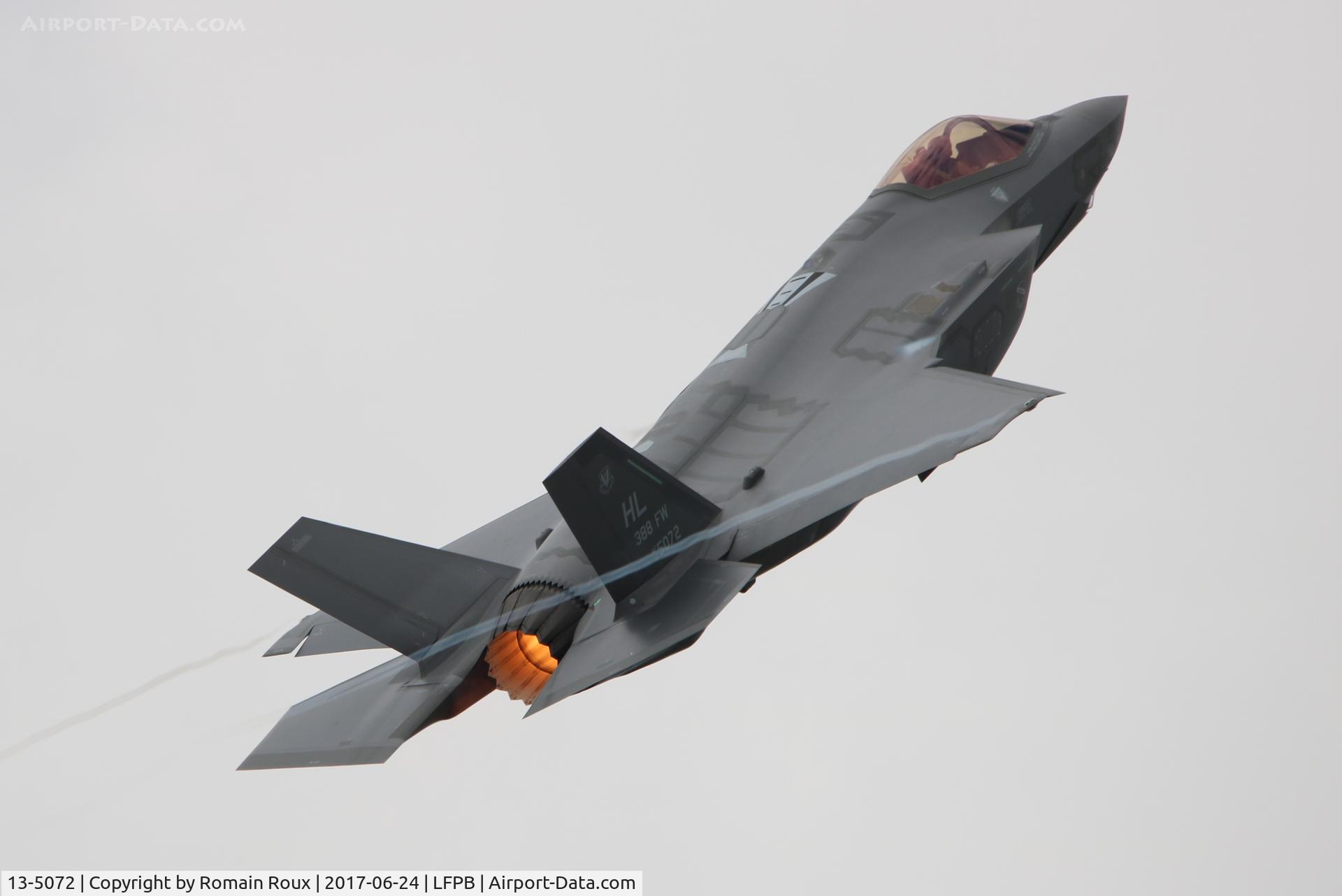 13-5072, 2015 Lockheed Martin F-35A Lightning II C/N AF-78, In flight