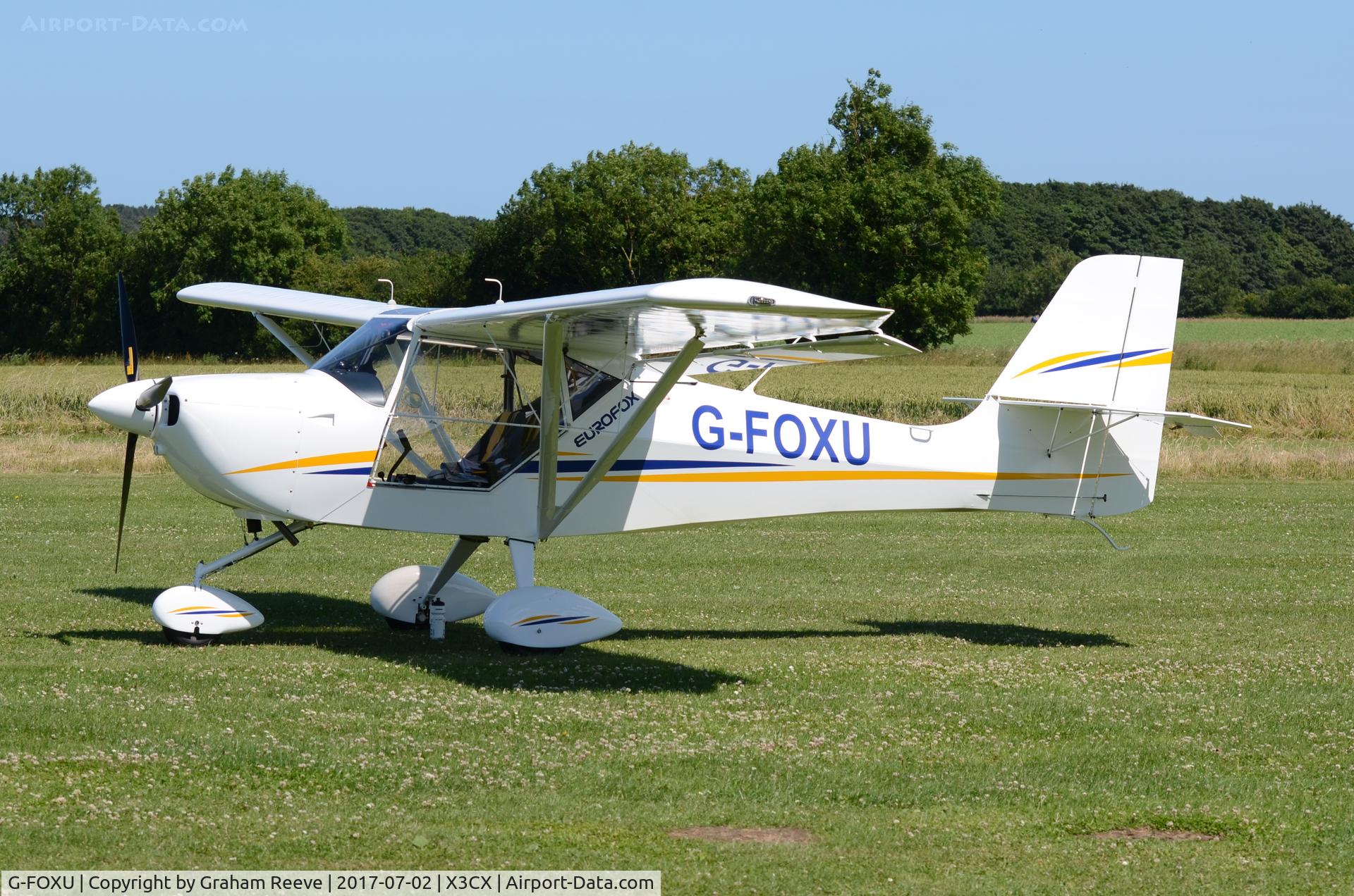 G-FOXU, 2015 Eurofox 912S C/N BMAA/HB/673, Parked at Northrepps.