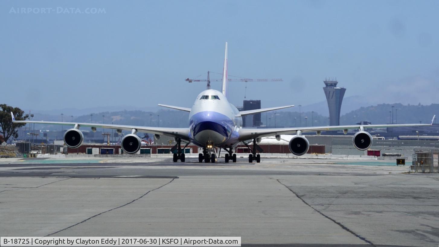 B-18725, 2007 Boeing 747-409F/SCD C/N 30771, SFO 2017.