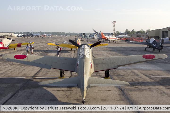 N8280K, 1941 Nakajima A6M2 Model 21 C/N 1498, Nakajima A6M2 Model 21 Zero CN 1498, NX8280K