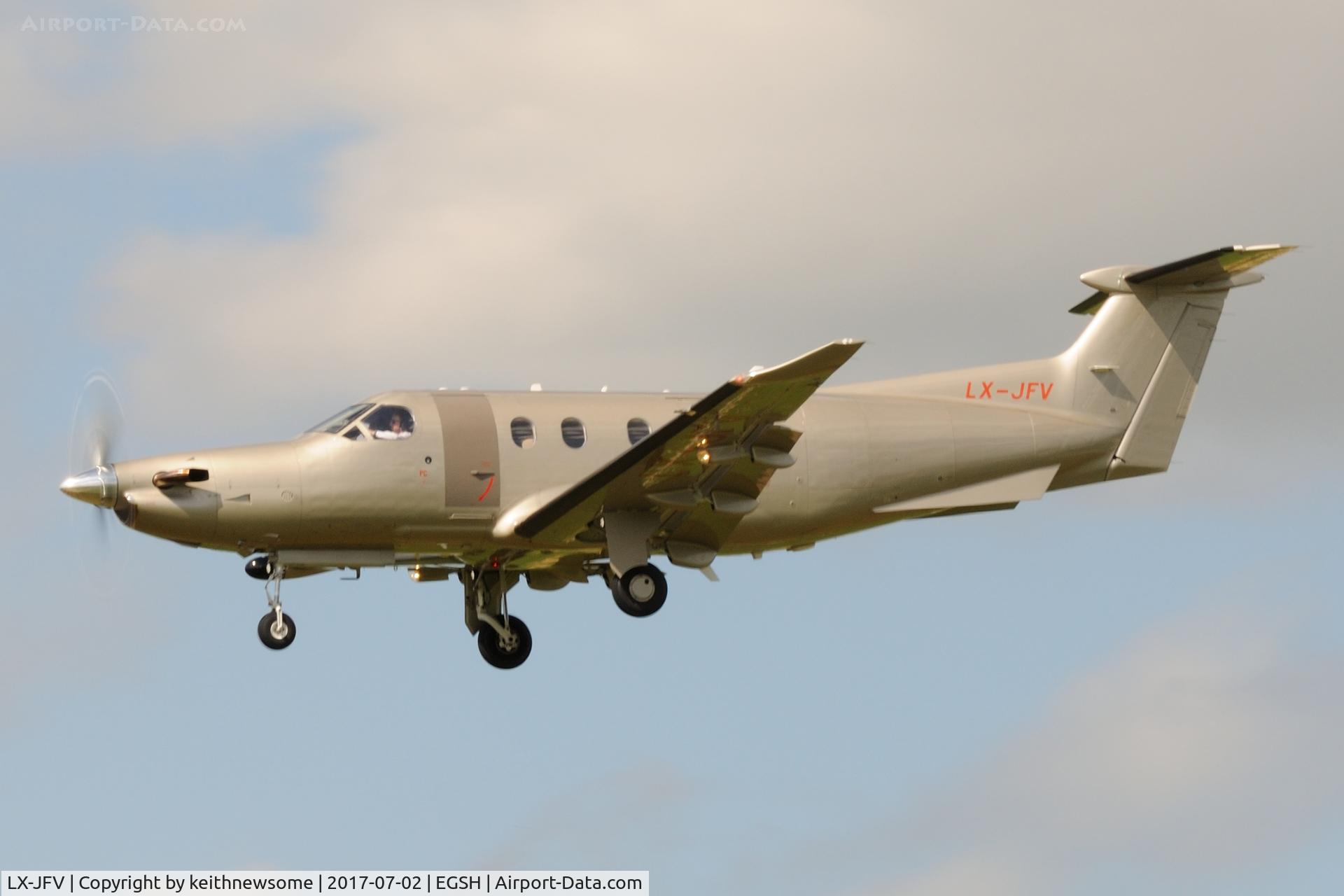 LX-JFV, 2013 Pilatus PC-12/47E C/N 1409, Return Visitor.