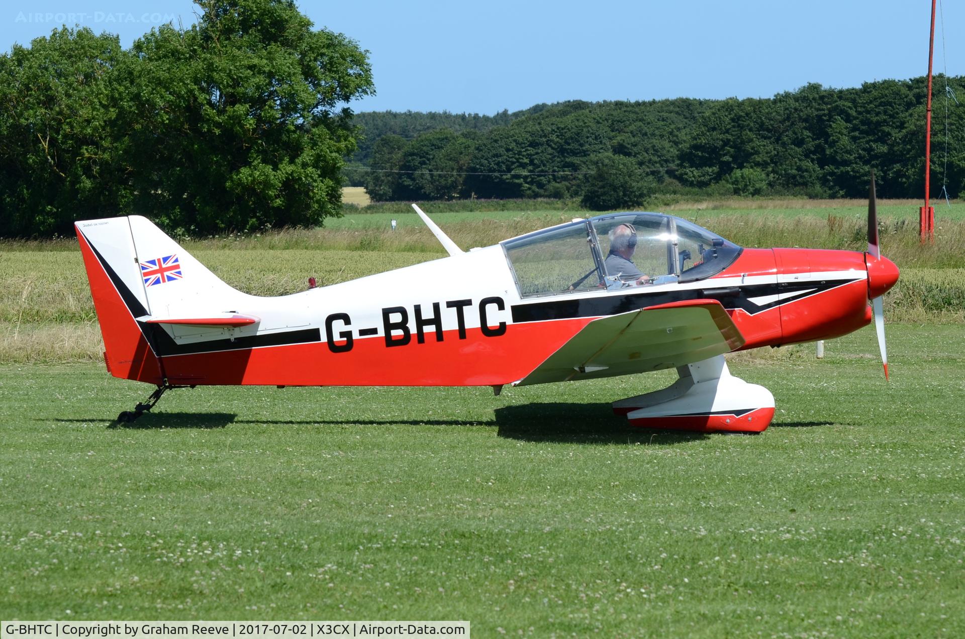 G-BHTC, 1964 CEA Jodel DR-1051-M1 C/N 581, About to depart from Northrepps.