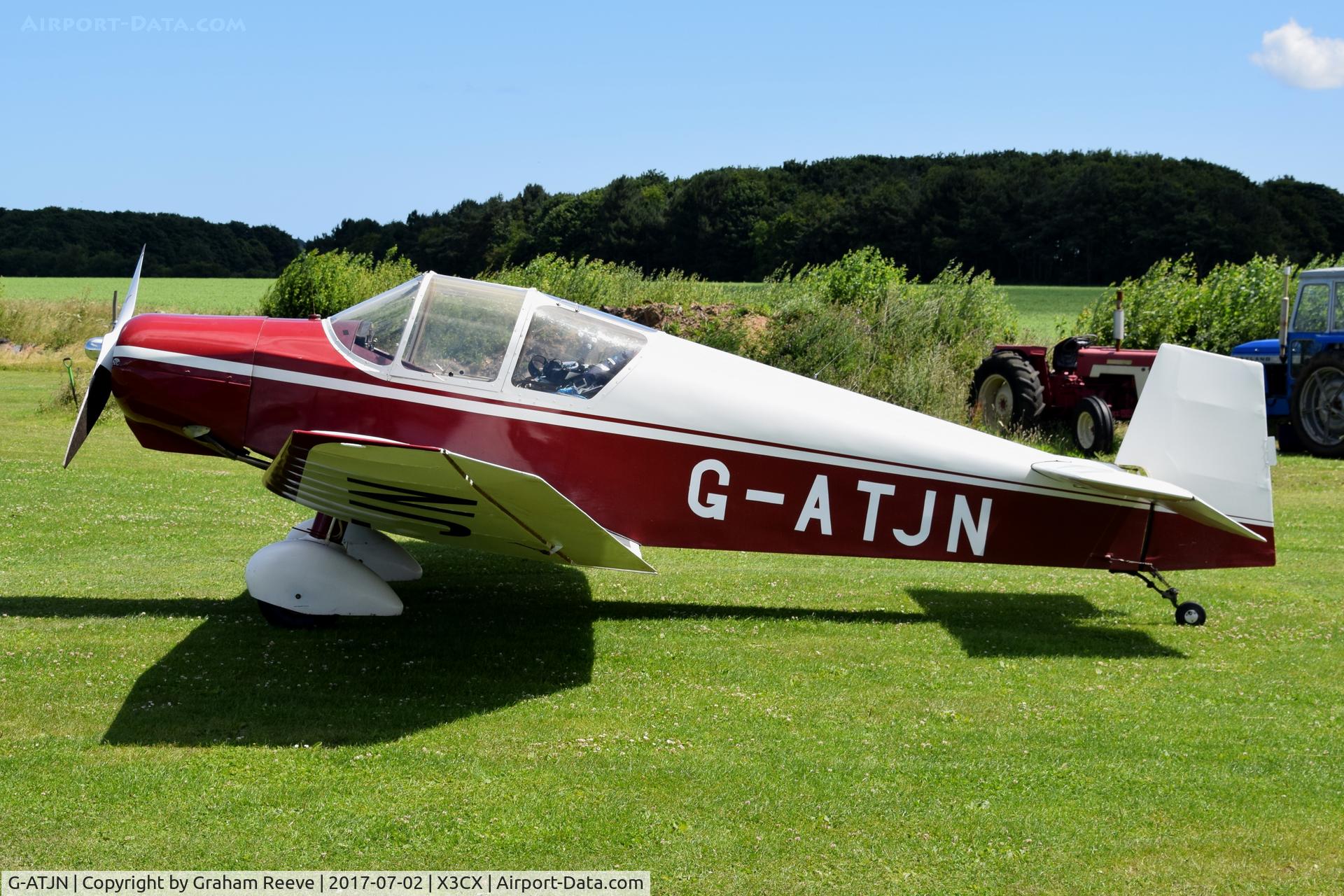 G-ATJN, 1958 Jodel D-119 C/N 863, Parked at Northrepps.