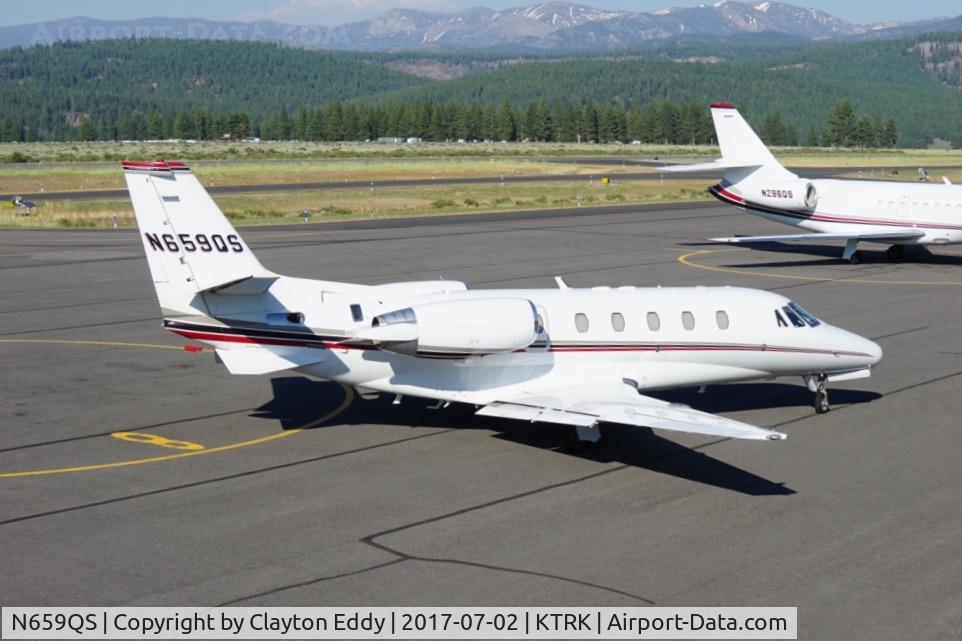 N659QS, 2004 Cessna 560 Citation Excel C/N 560-5359, Truckee Airport California 2017.
