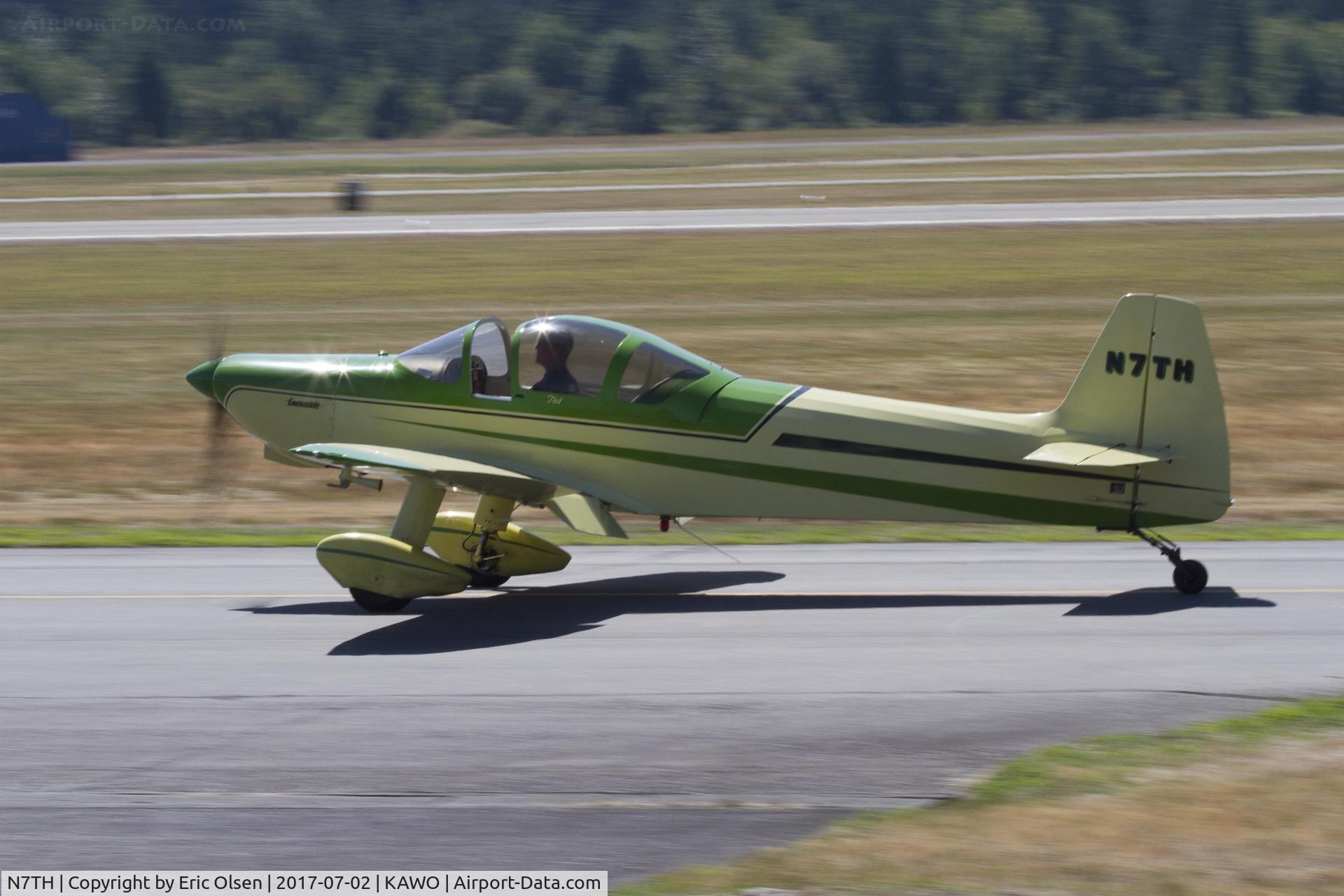 N7TH, 1974 Piel CP-305 Emeraude C/N 1395, Emeraude taxing in after landing.