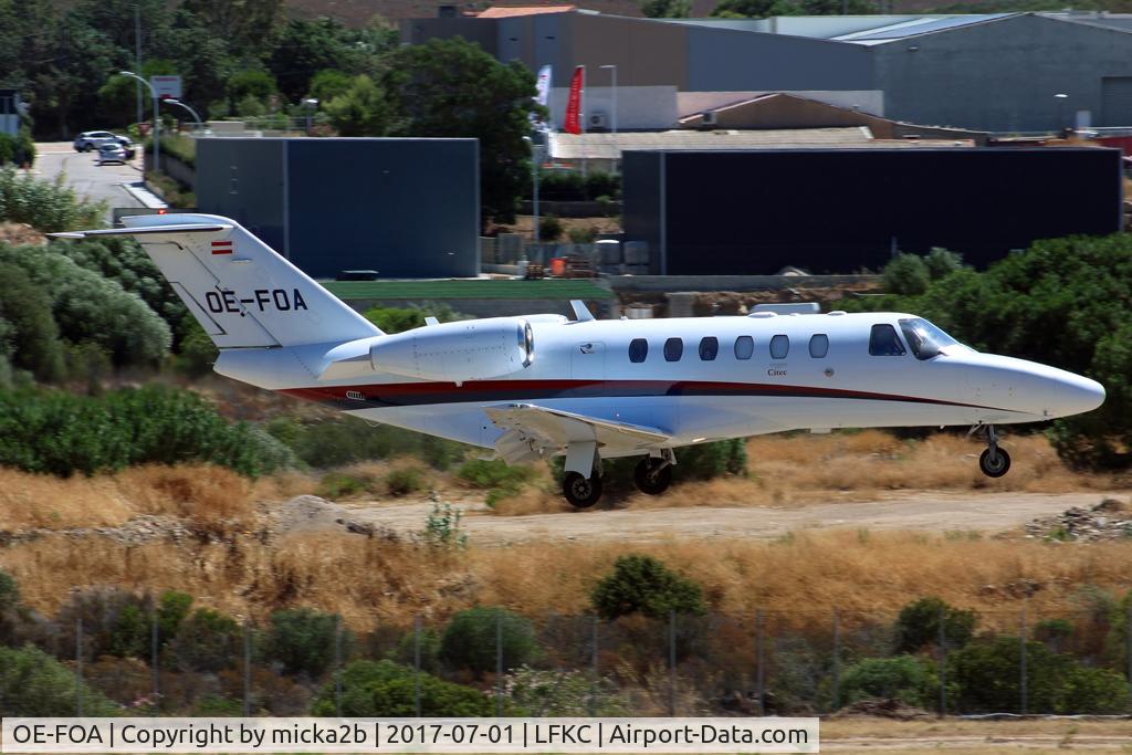 OE-FOA, 2007 Cessna 525A CitationJet CJ2+ C/N 525A-0354, Landing