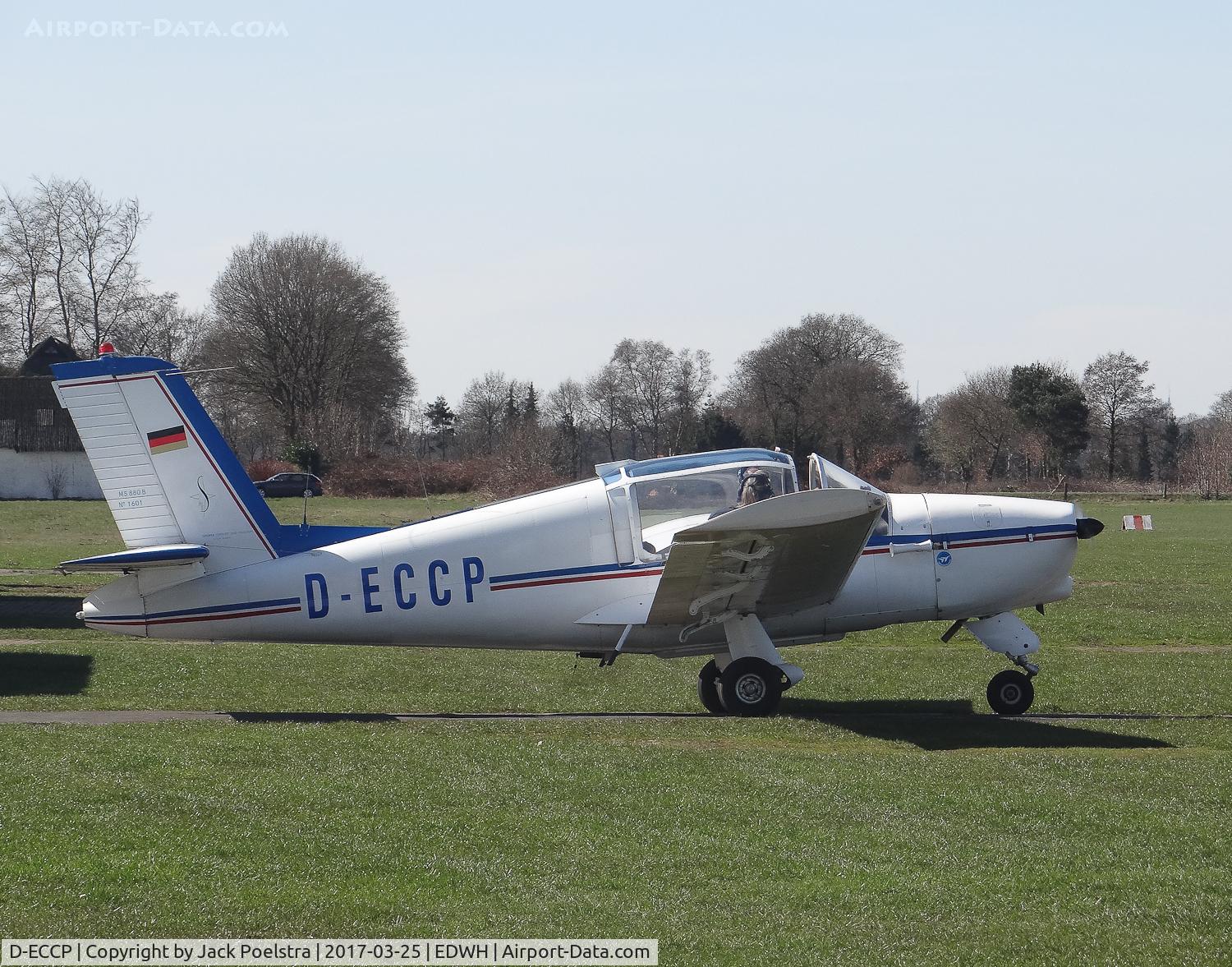 D-ECCP, 1970 Socata MS-880B Rallye Club C/N 1601, Based at Oldenburg-Hatten